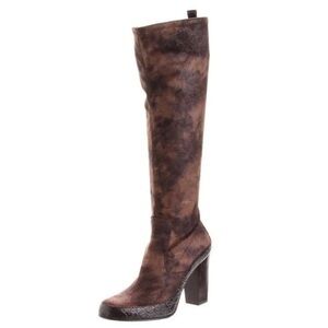 Donald J. Pliner Brown Knee-High Boots